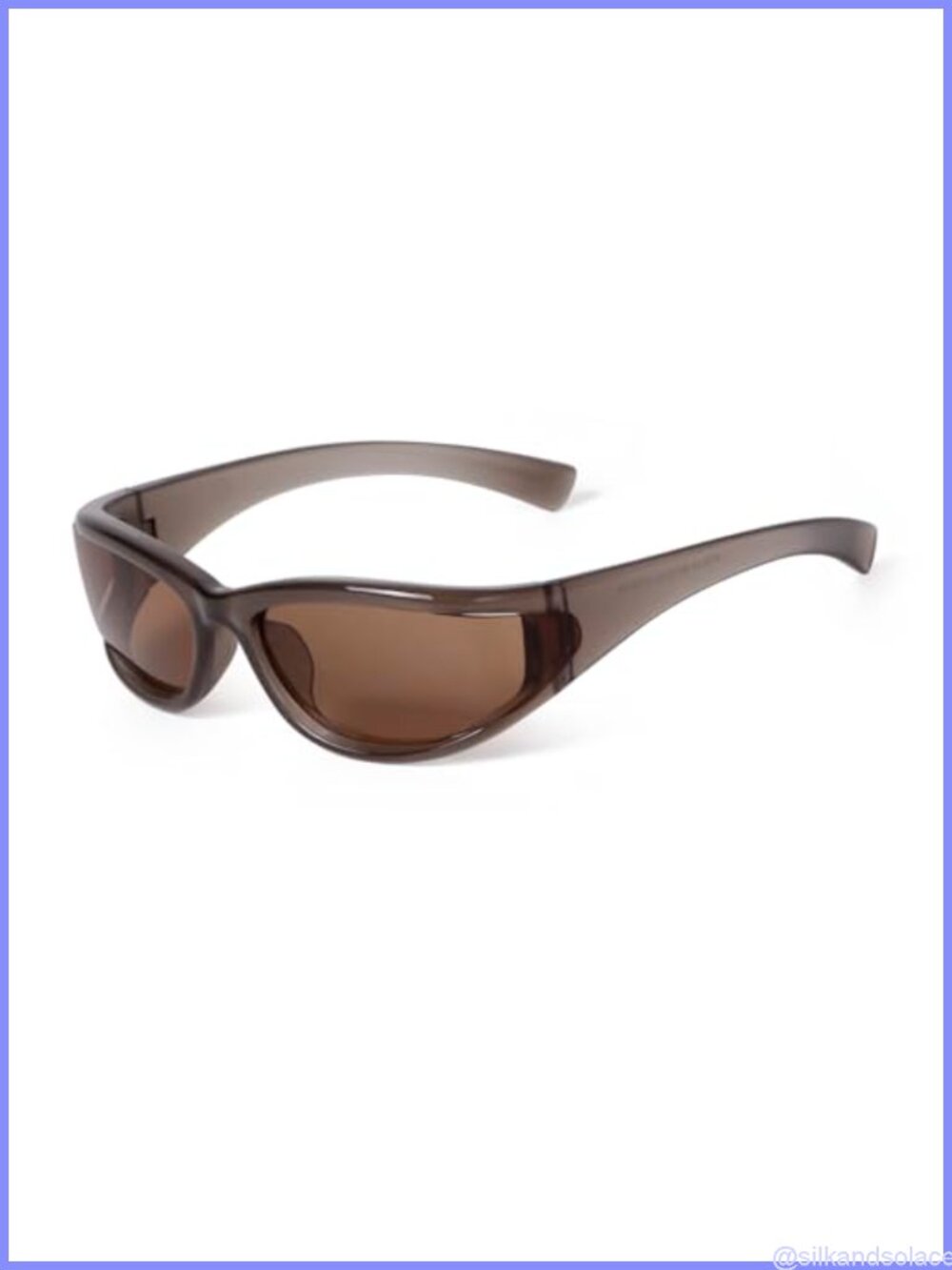 Wrap Around Y2K Sunglasses Unisex UV400 Full Frame Oval Shield